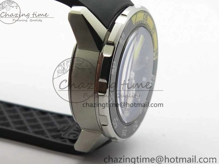 MIROTIME 0117 Aquatimer Chrono IW376702 SS BLS 1:1 Best Edition Black Dial on Black Rubber Strap A WellDesigned 7105